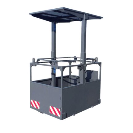 Cesta porta operarios de hierro suspendida CPTT-3H-F